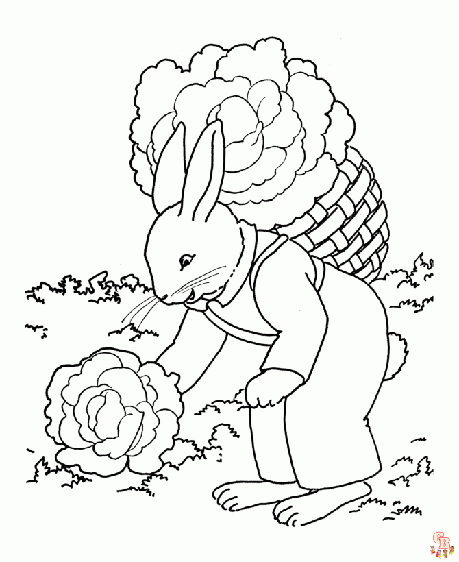 coloriage jardin