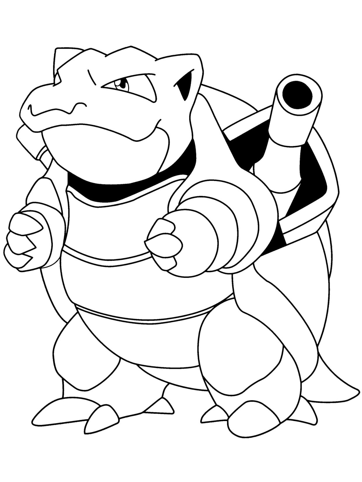 Coloriage Blastoise