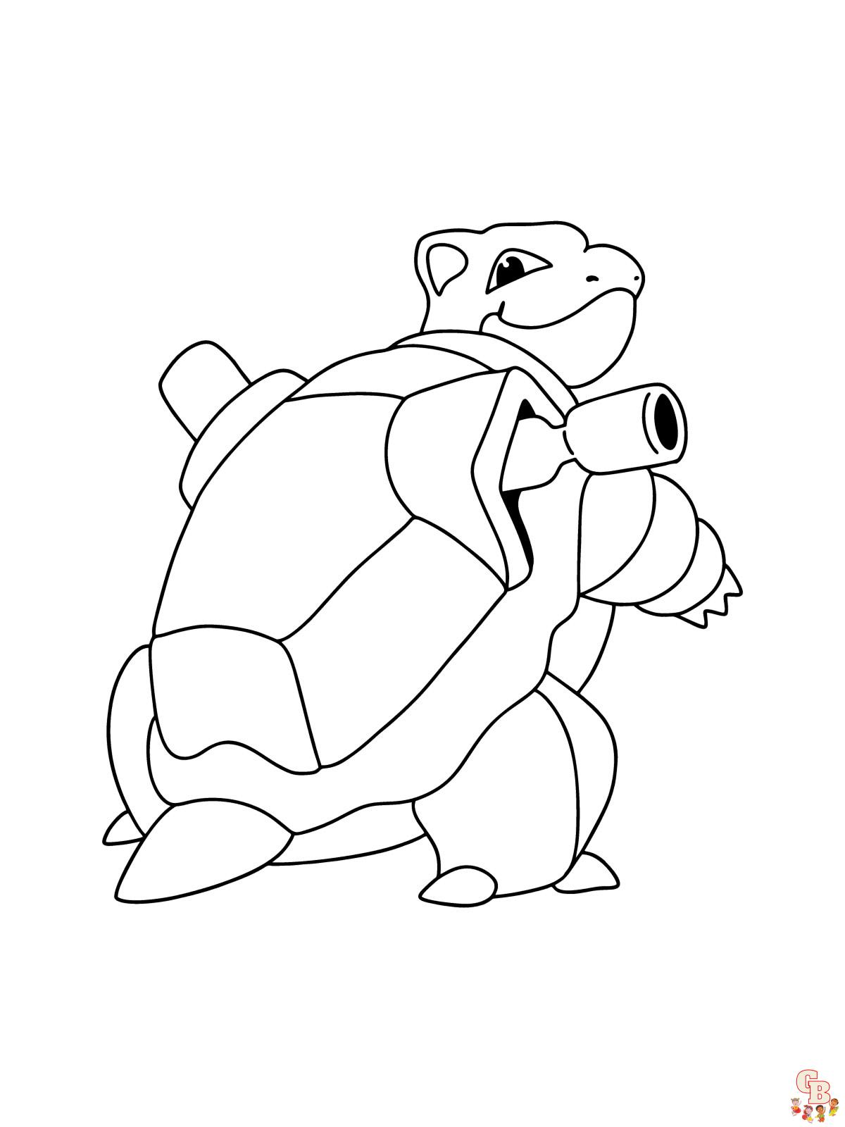 Coloriage Blastoise