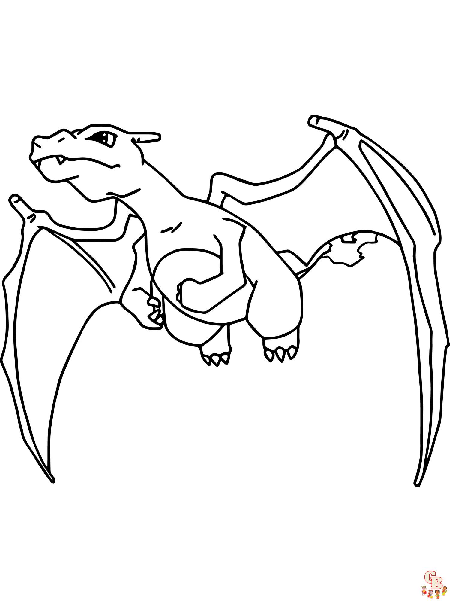 Coloriage Charizard