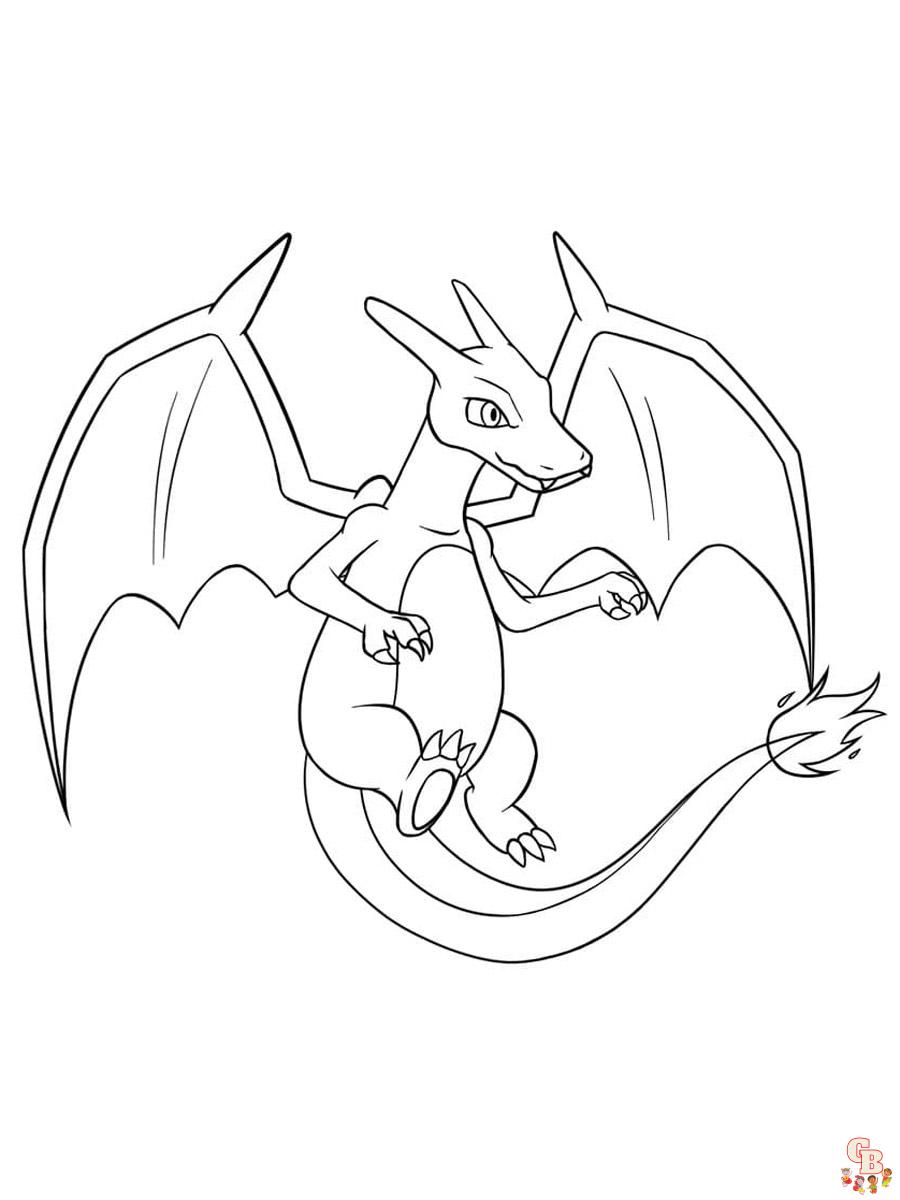 Coloriage Charizard