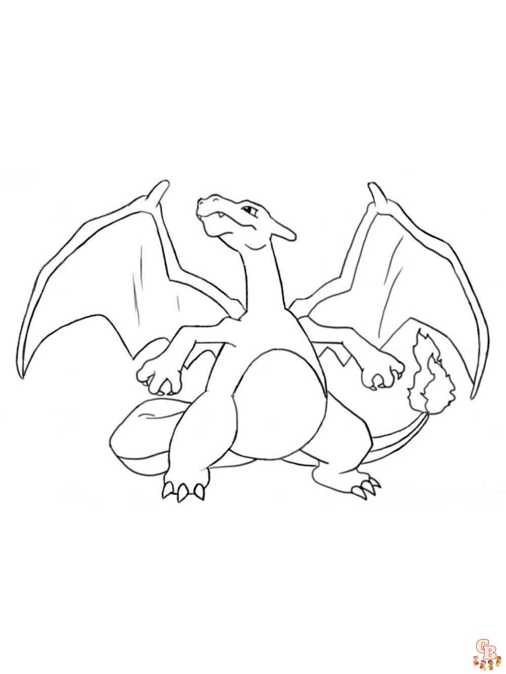 Coloriage Charizard