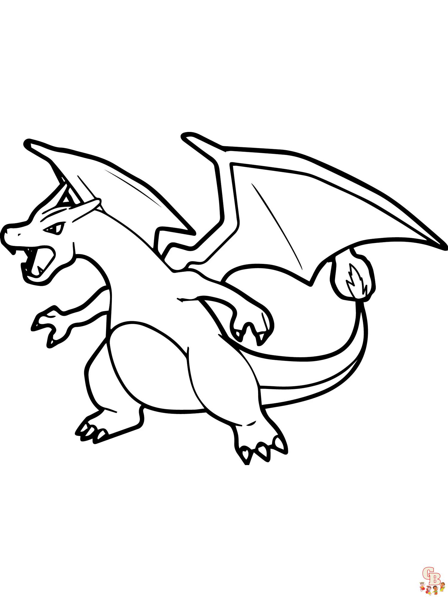 Coloriage Charizard