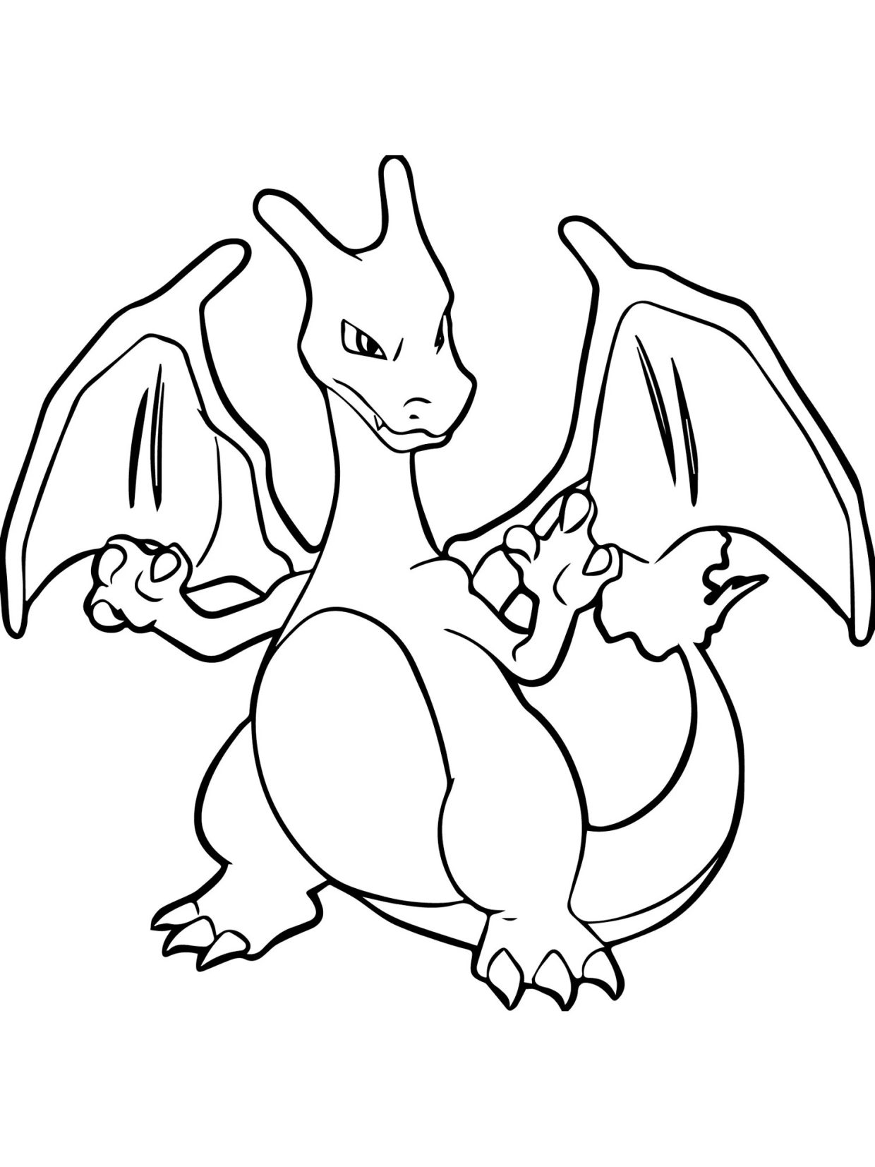 Coloriage Charizard