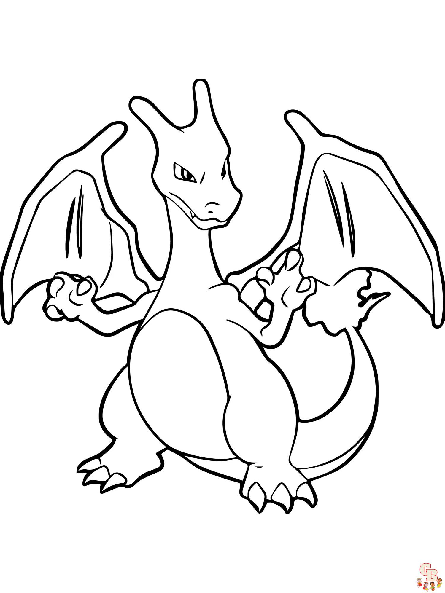 Coloriage Charizard