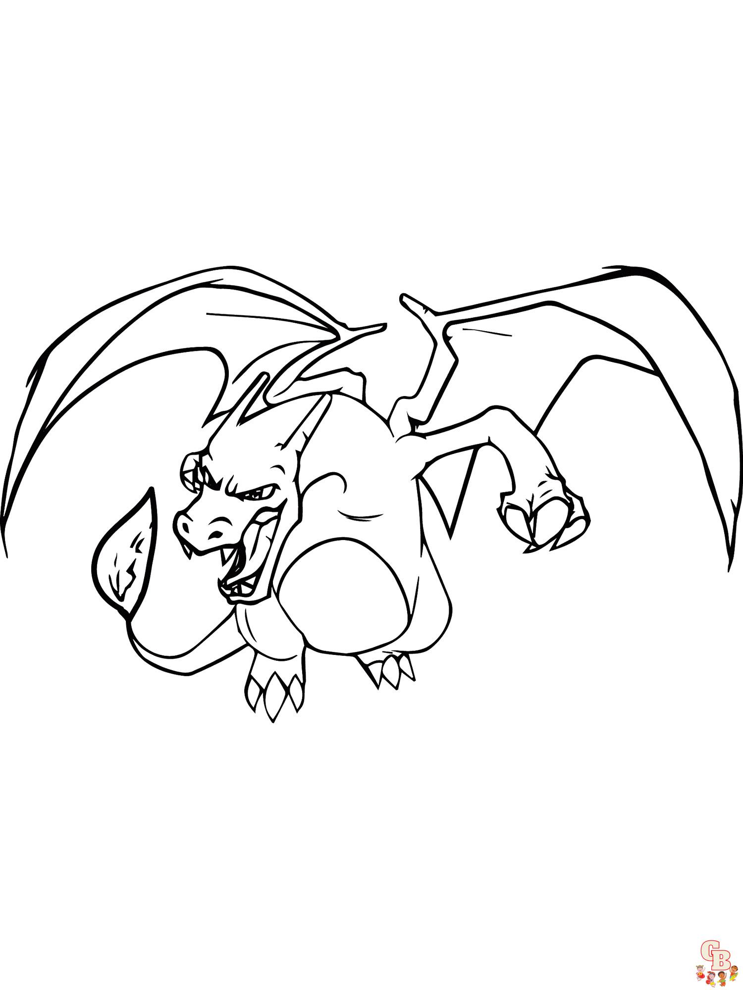 Coloriage Charizard