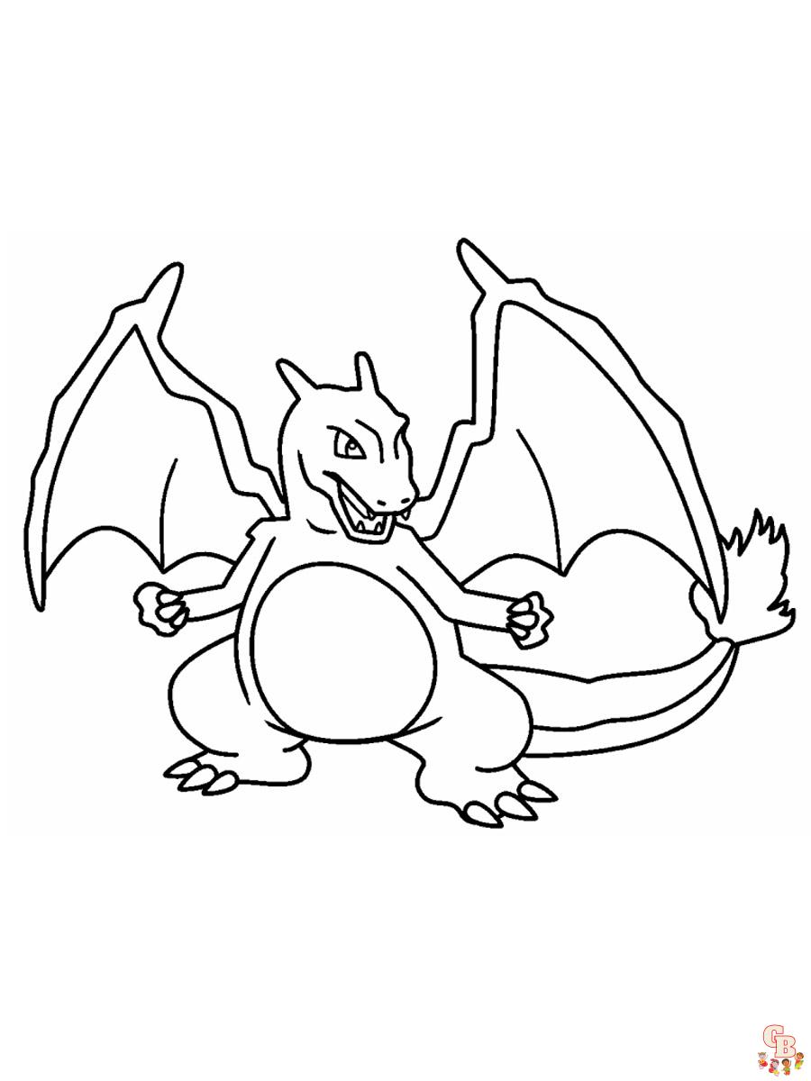 Coloriage Charizard