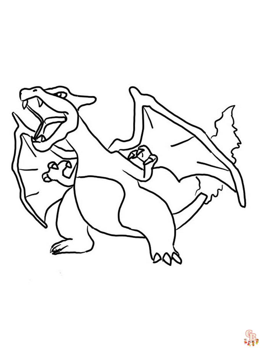 Coloriage Charizard