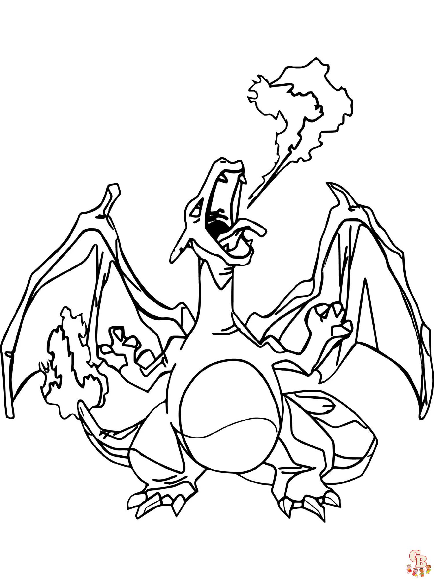 Coloriage Charizard