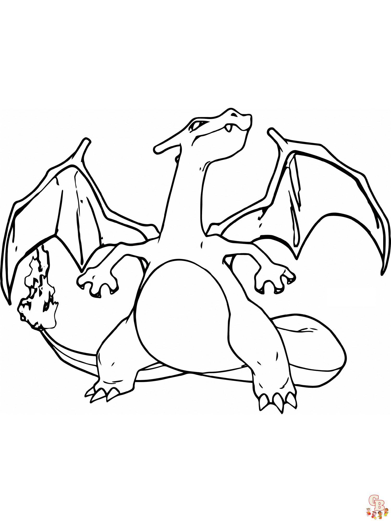 Coloriage Charizard