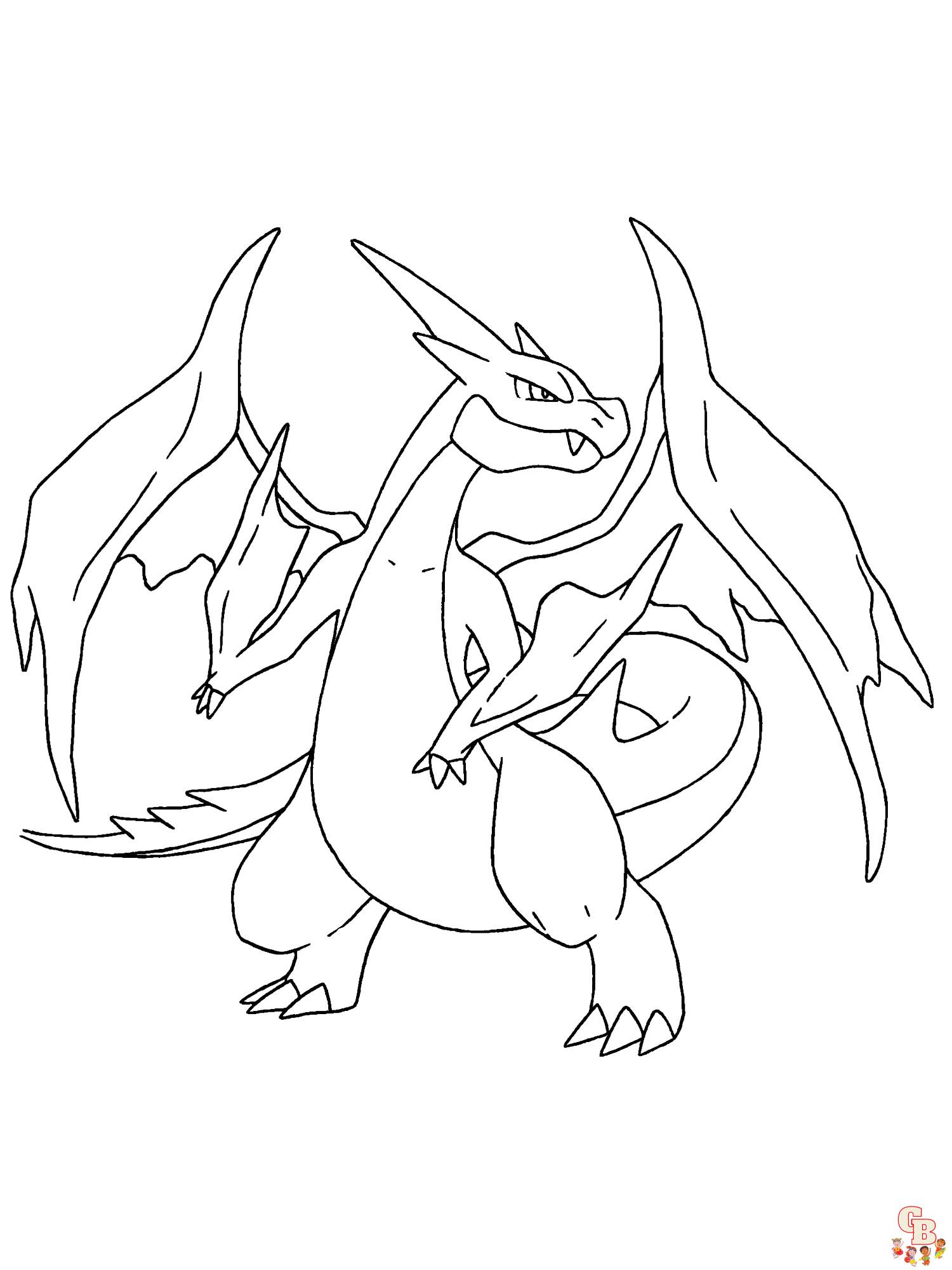 Coloriage Charizard