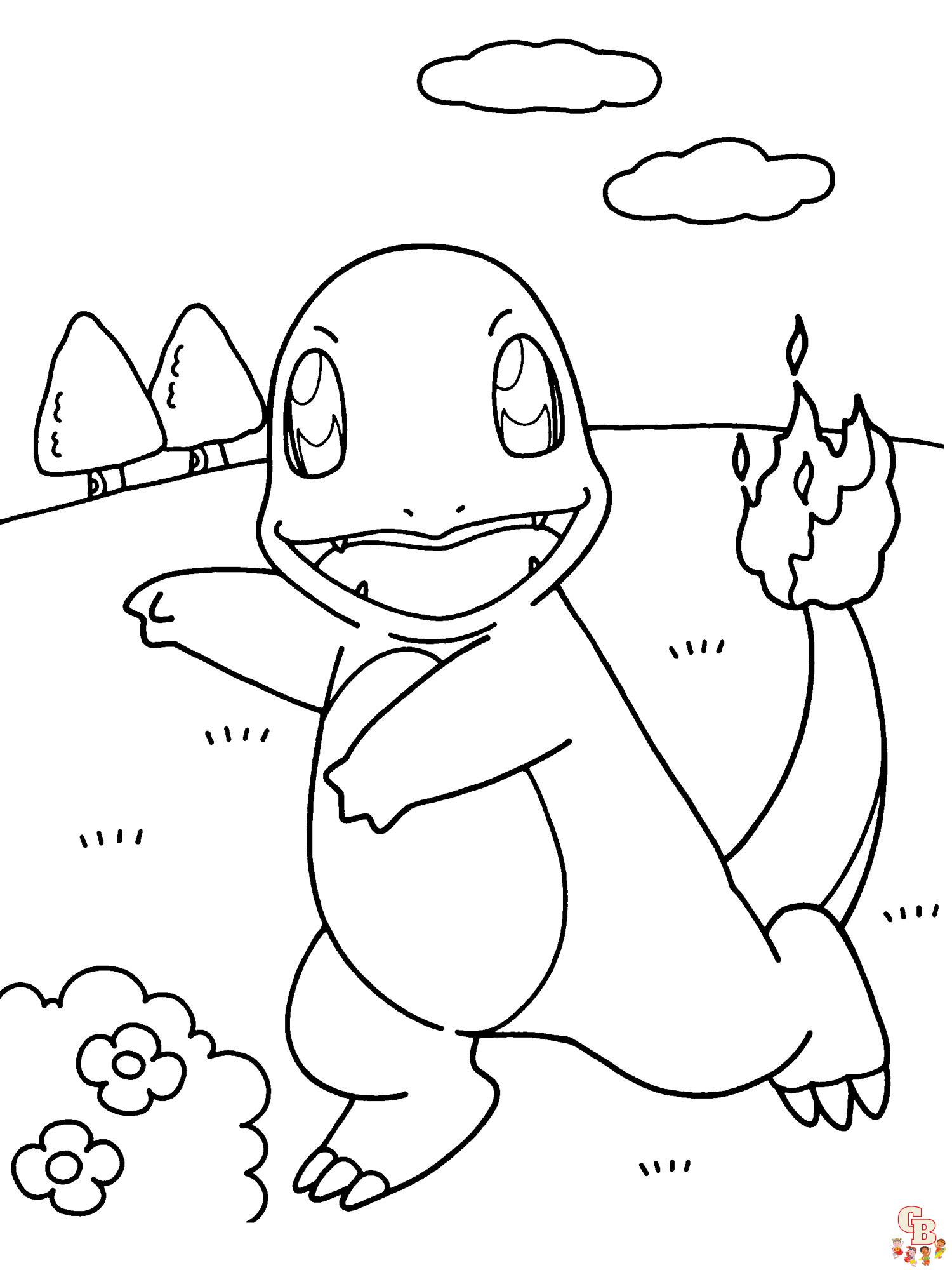 Coloriage Charmander