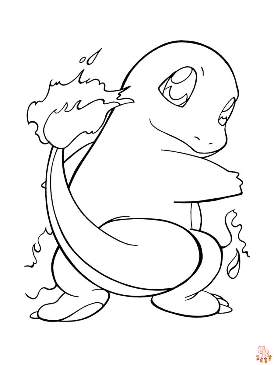 Coloriage Charmander