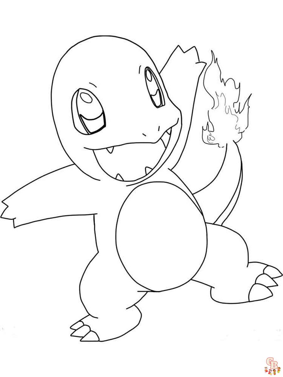 Coloriage Charmander