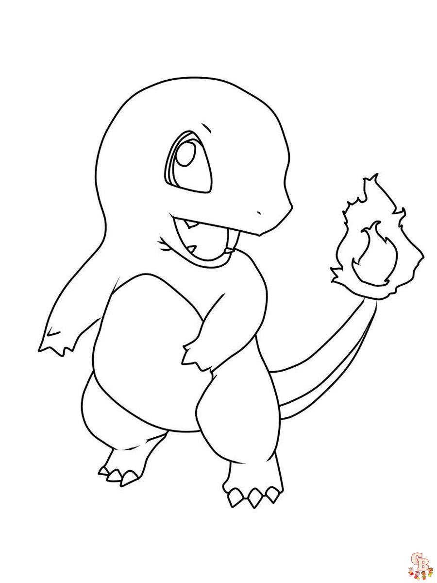 Coloriage Charmander