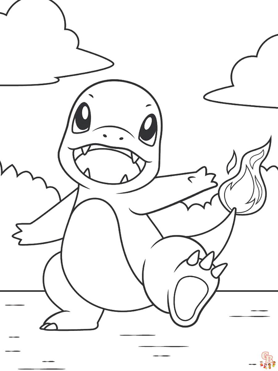 Coloriage Charmander