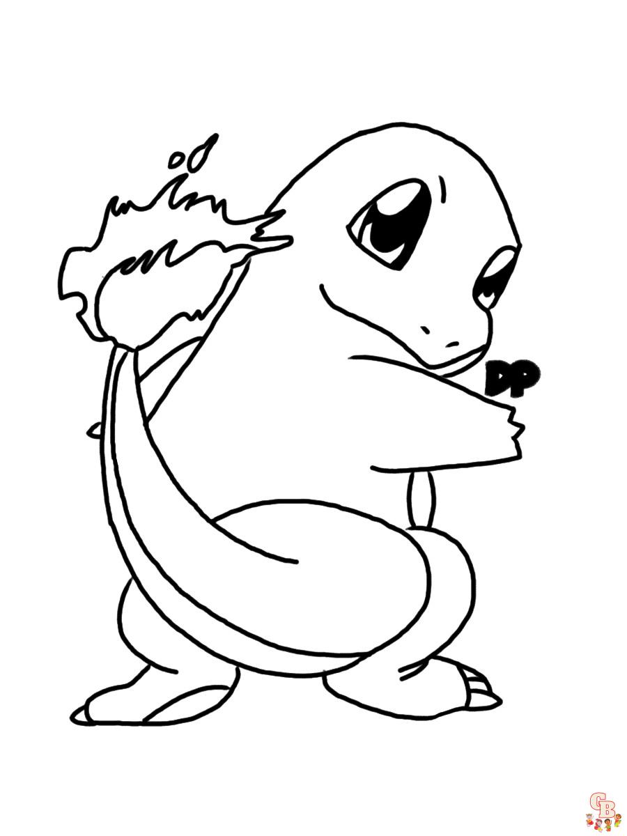 Coloriage Charmander