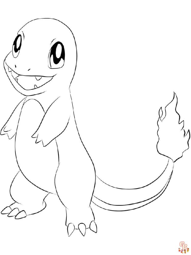 Coloriage Charmander