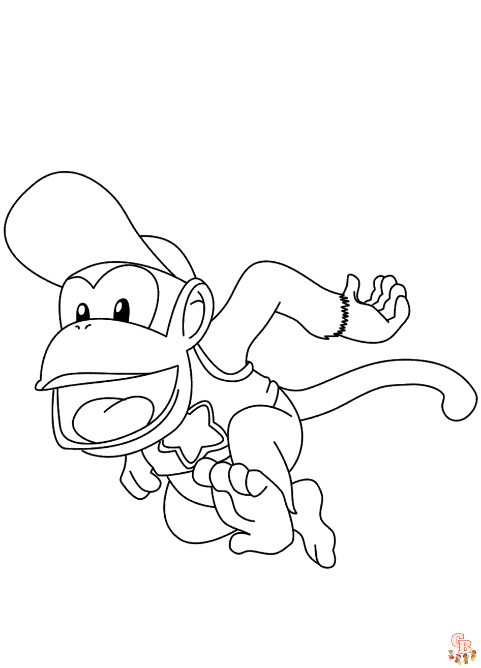 Coloriage Donkey Kong