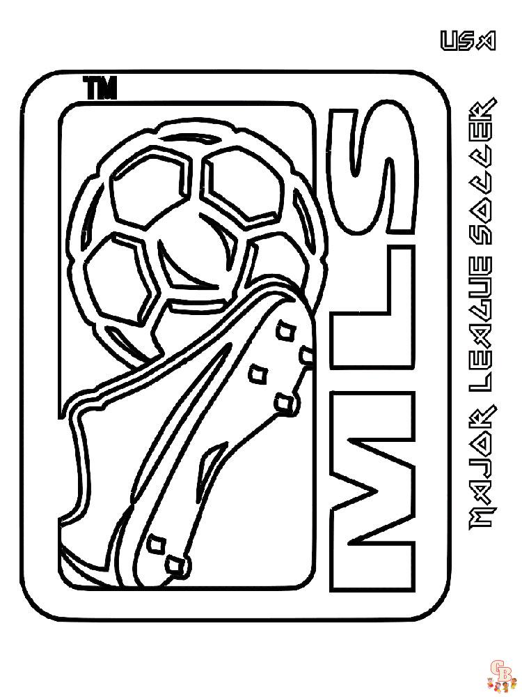 Coloriage Foot Logo