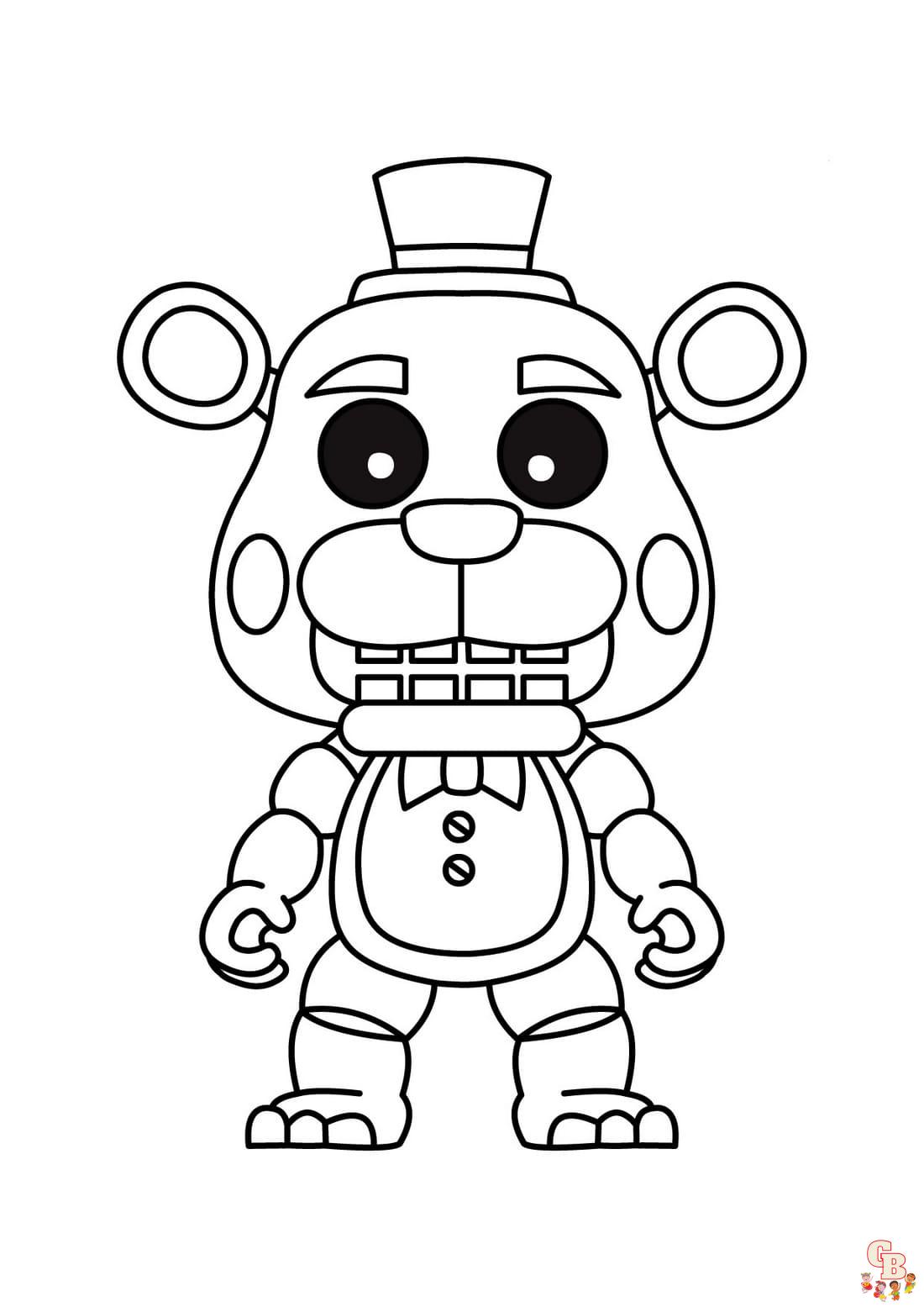 Coloriage Freddy