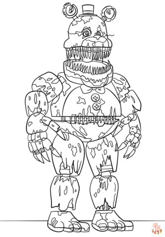 Coloriage Freddy