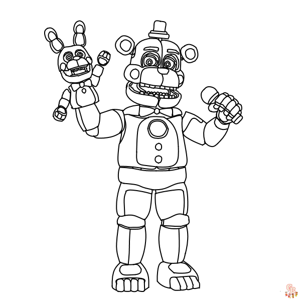 Coloriage Freddy