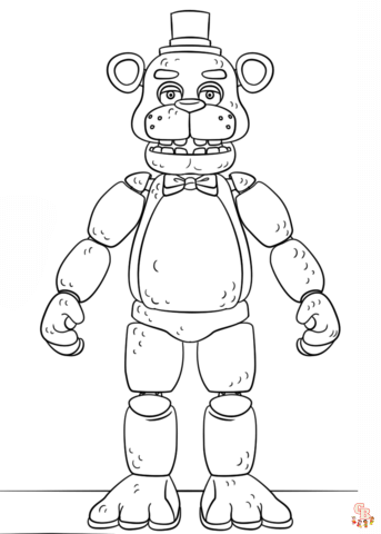 Coloriage Freddy