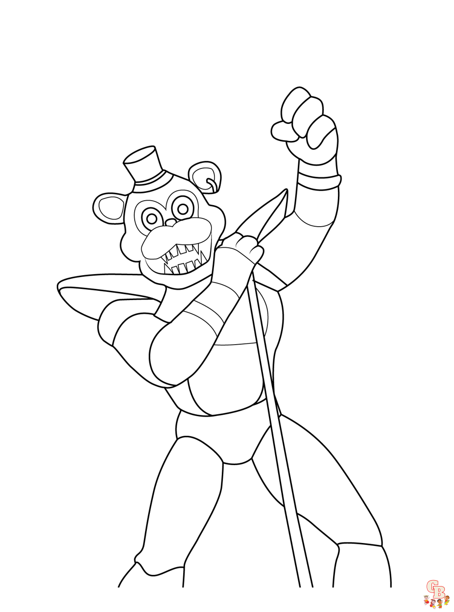 Coloriage Freddy