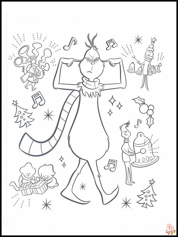 Coloriage Grinch