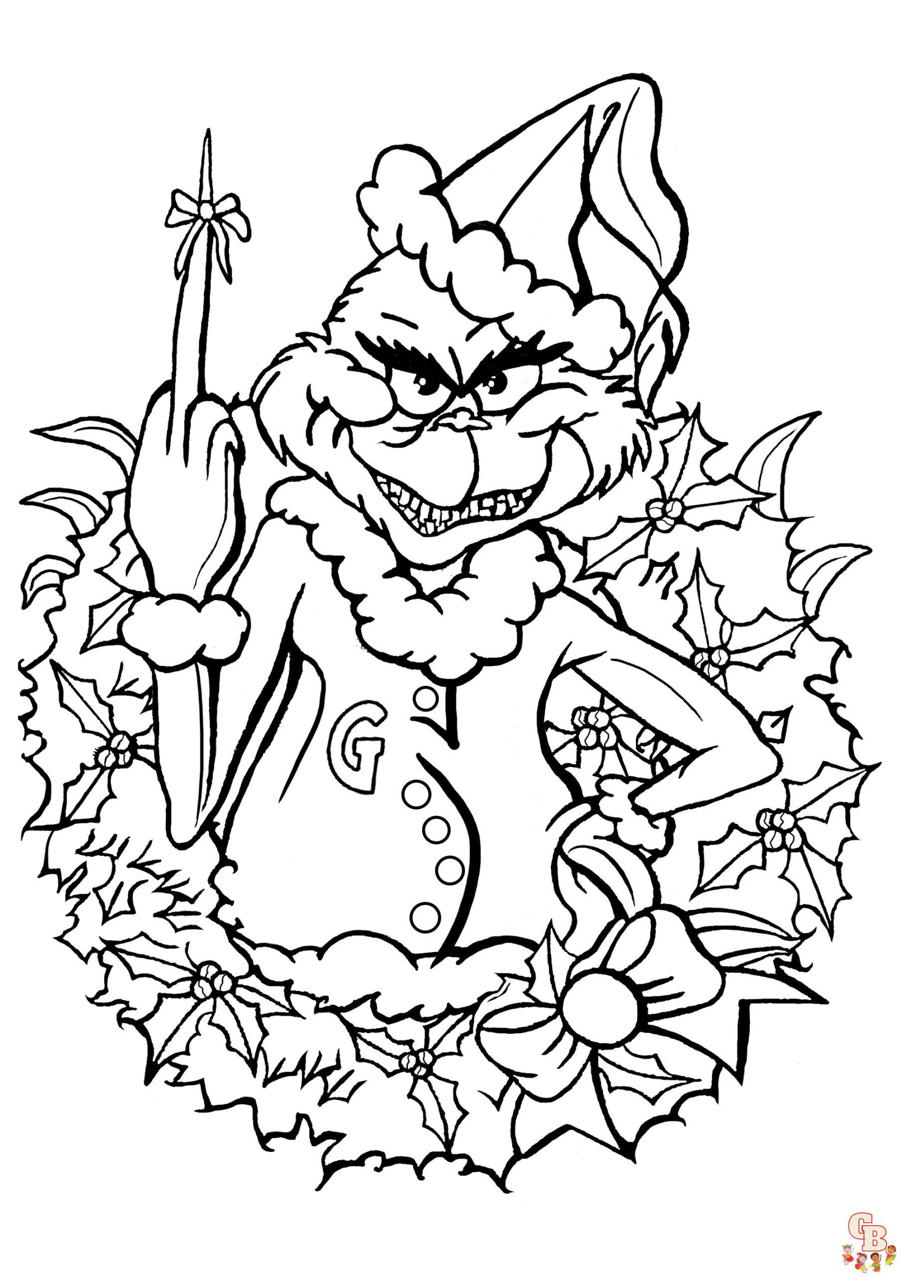 Coloriage Grinch