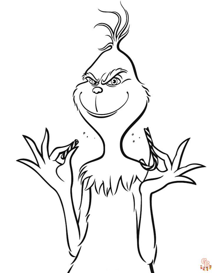 Coloriage Grinch