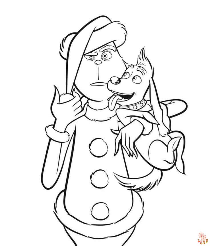 Coloriage Grinch