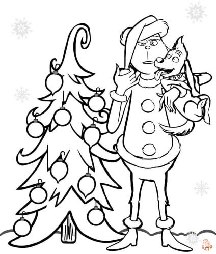 Coloriage Grinch