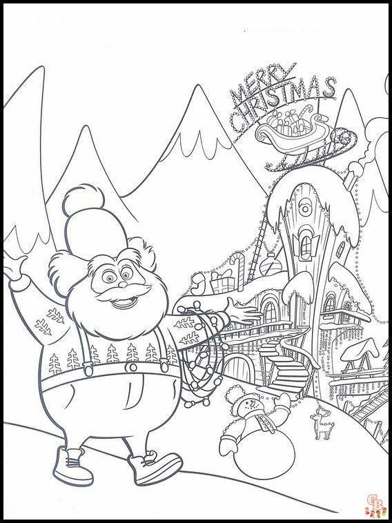 Coloriage Grinch