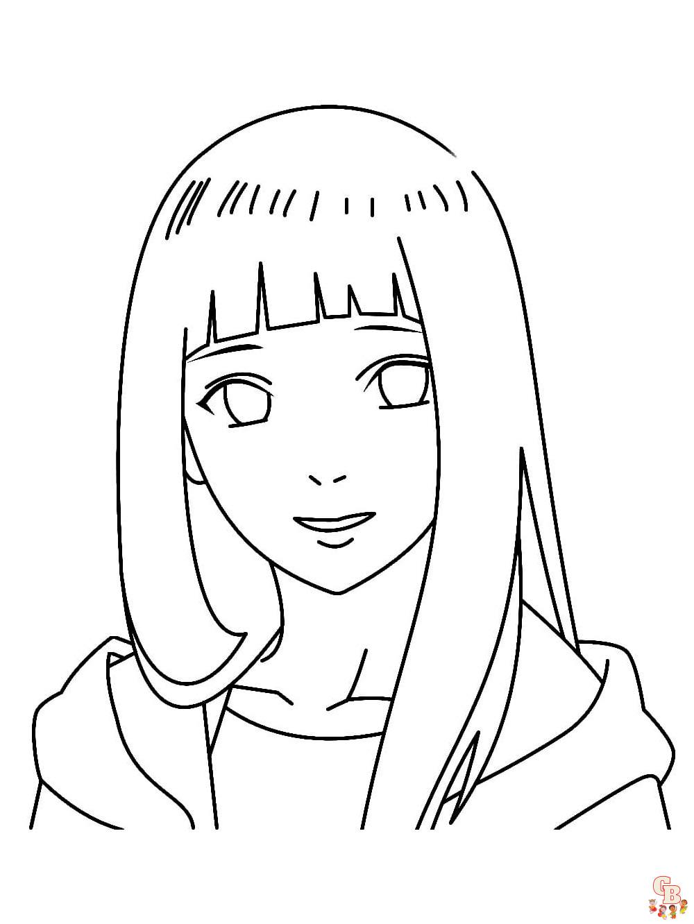 Coloriage Hinata