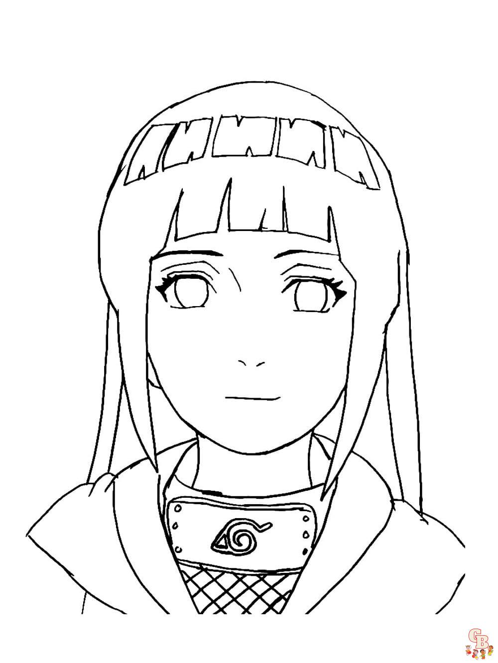 Coloriage Hinata