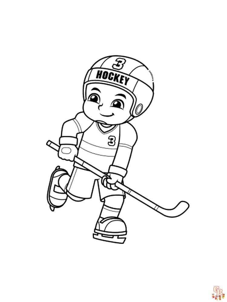 Coloriage Hockey