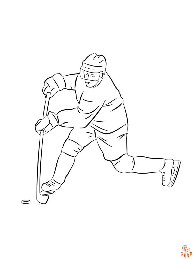 Coloriage Hockey