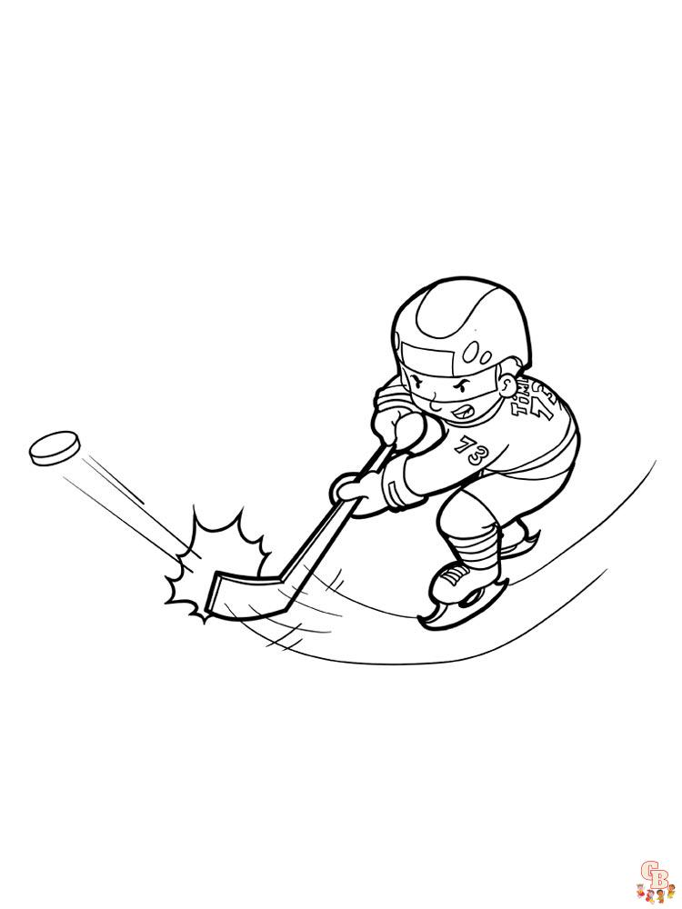 Coloriage Hockey