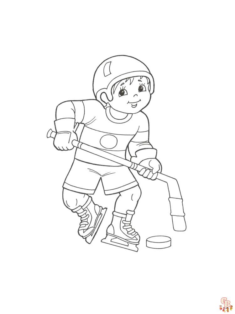 Coloriage Hockey