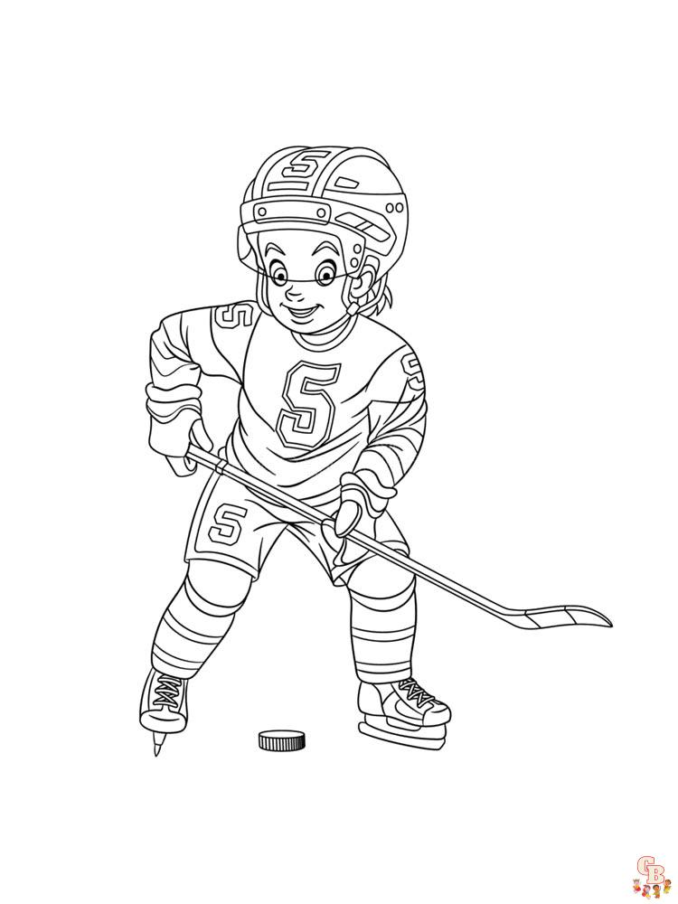 Coloriage Hockey