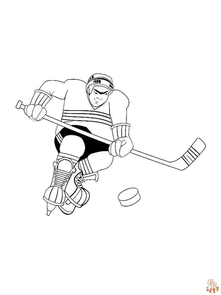 Coloriage Hockey