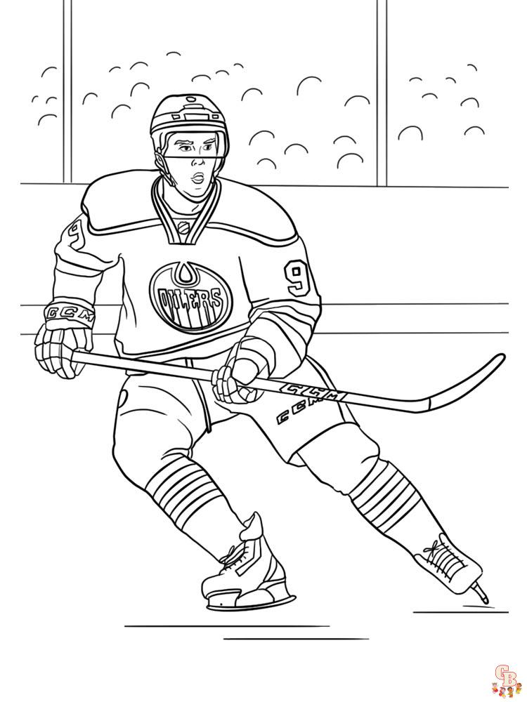 Coloriage Hockey