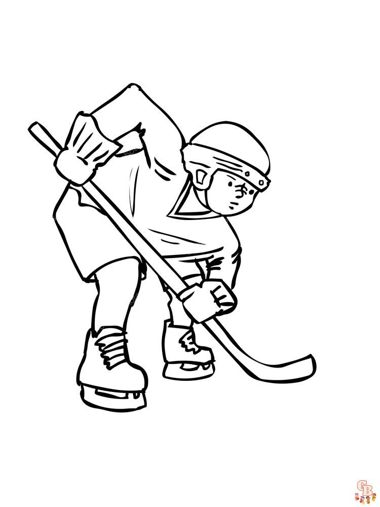 Coloriage Hockey