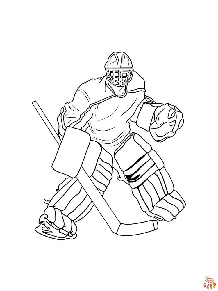 Coloriage Hockey