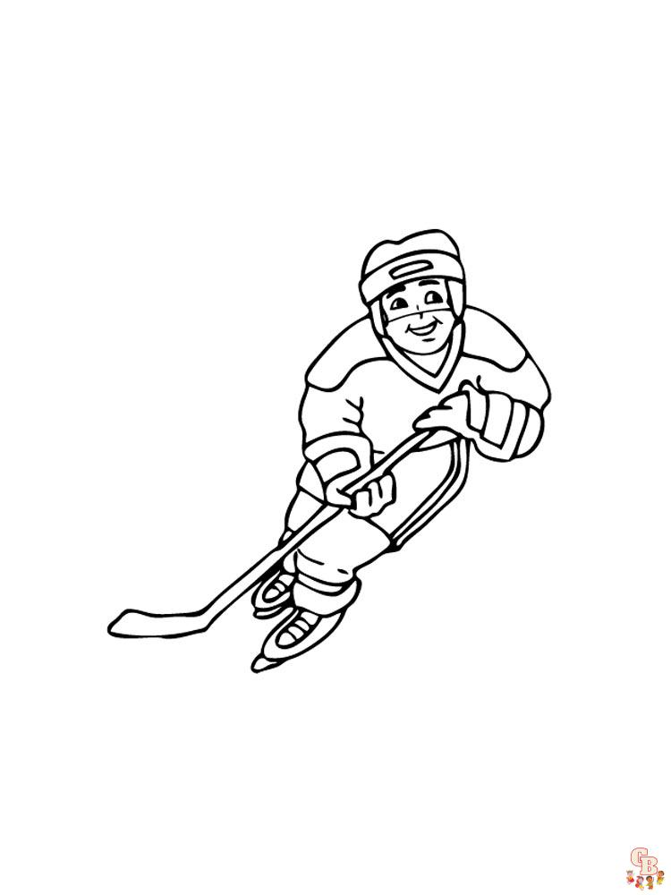 Coloriage Hockey