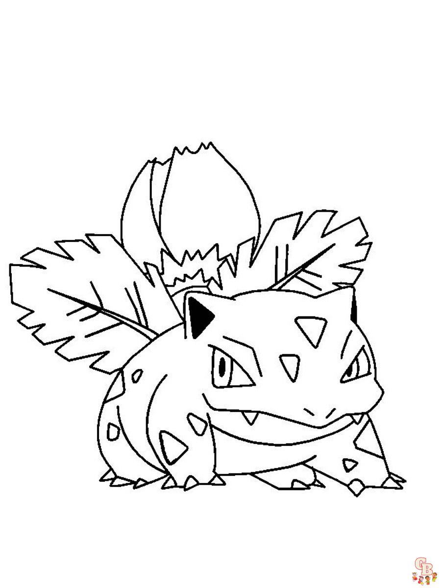 Coloriage Ivysaur