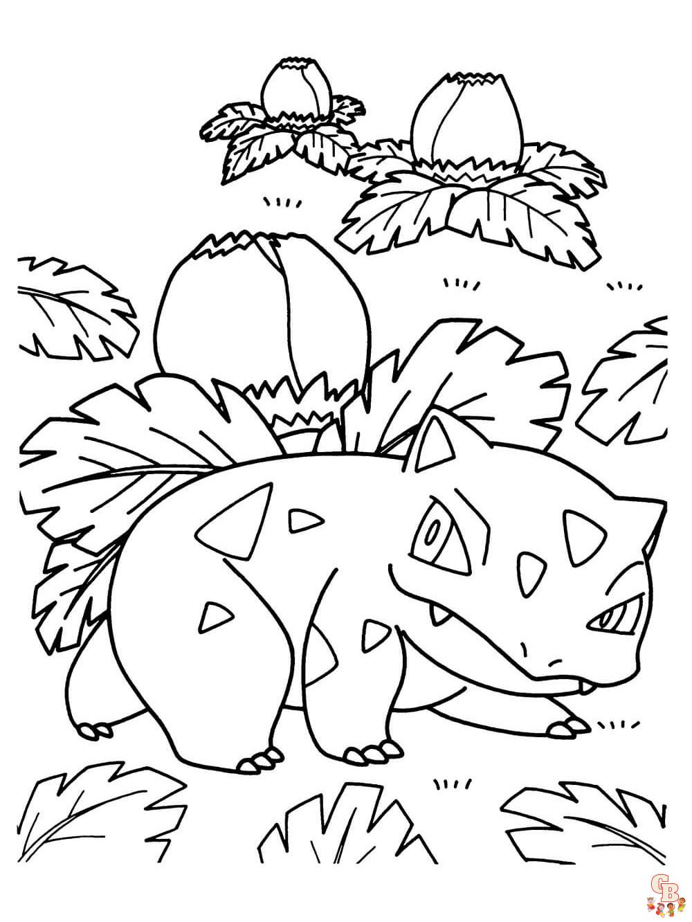 Coloriage Ivysaur