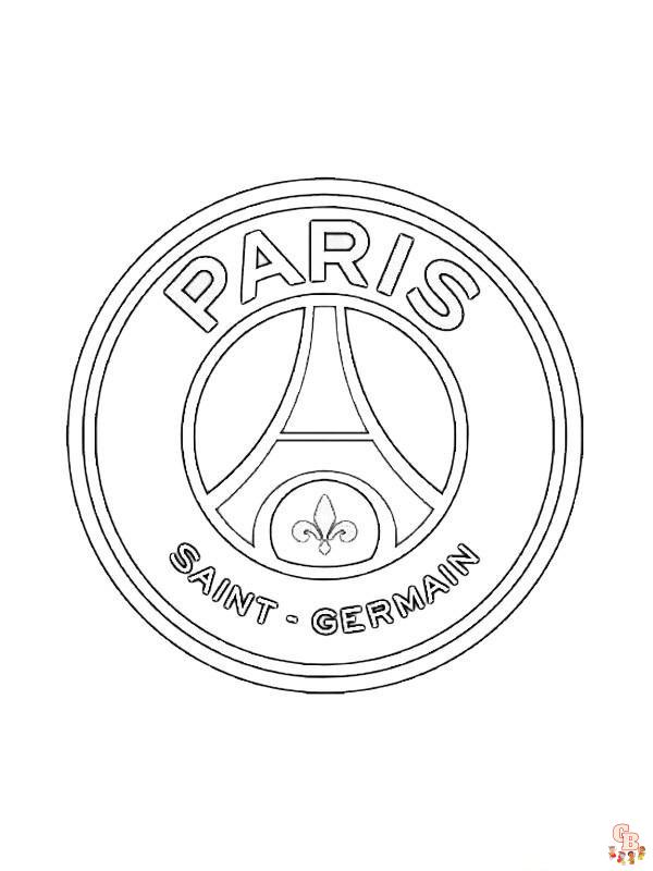 Coloriage PSG